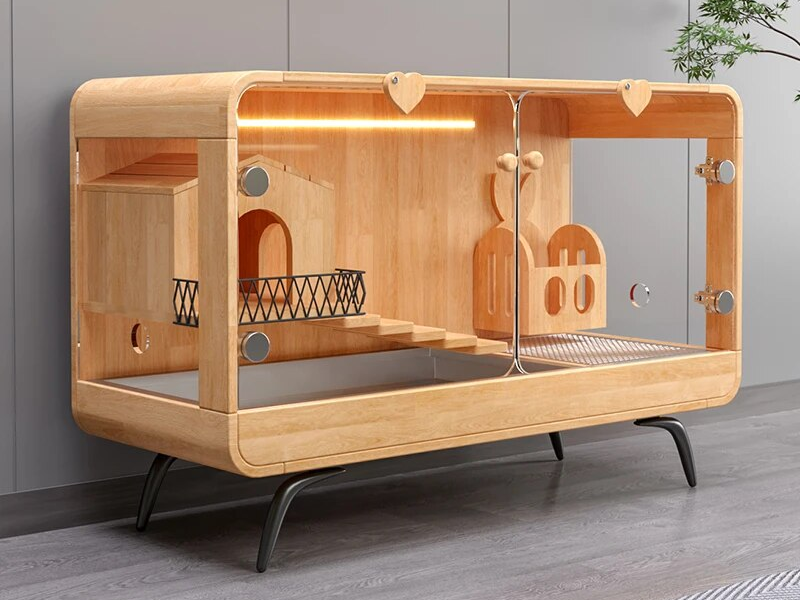 Luxury Wooden Hamster Villa