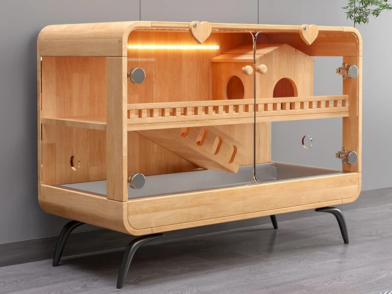 Luxury Wooden Hamster Villa