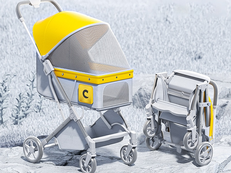 Lightweight Aluminium Pet Stroller